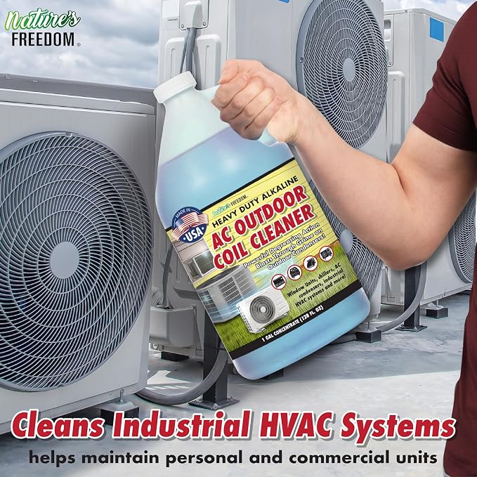Natural's Freedom HVAC Outdoor Coil Cleaner Gallon - Image 6