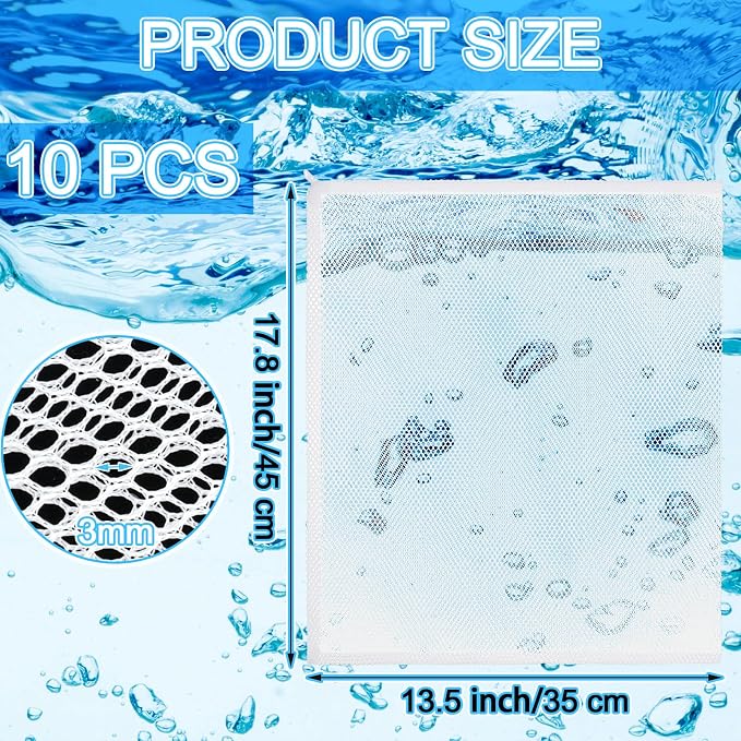 Abbylike 10pcs Large Filter Media Bags - Image 2
