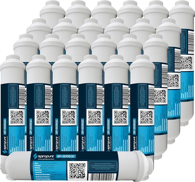 SpiroPure Inline Sediment Water Filter by SpiroPure