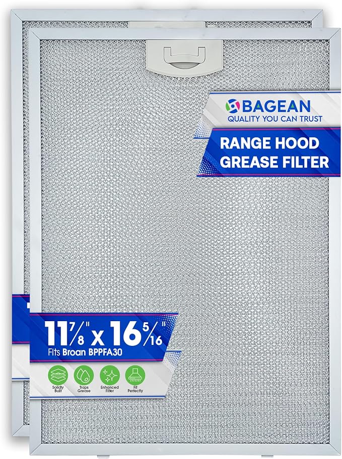 Bagean Stove Hood Vent Filter 11.81" x 16.25" BPPFA30 Compatible by Bagean