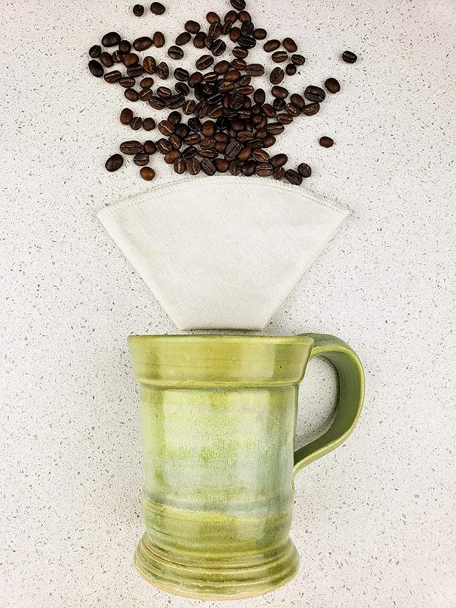 Cloth Reusable Cone Coffee Filter - Image 3