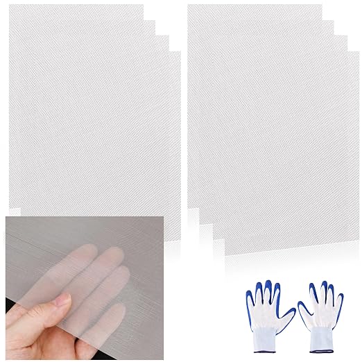8 Pcs 13x9 120 Mesh 304 Stainless Steel Wire Mesh Sheet, Rustproof Metal Mesh by Unknown