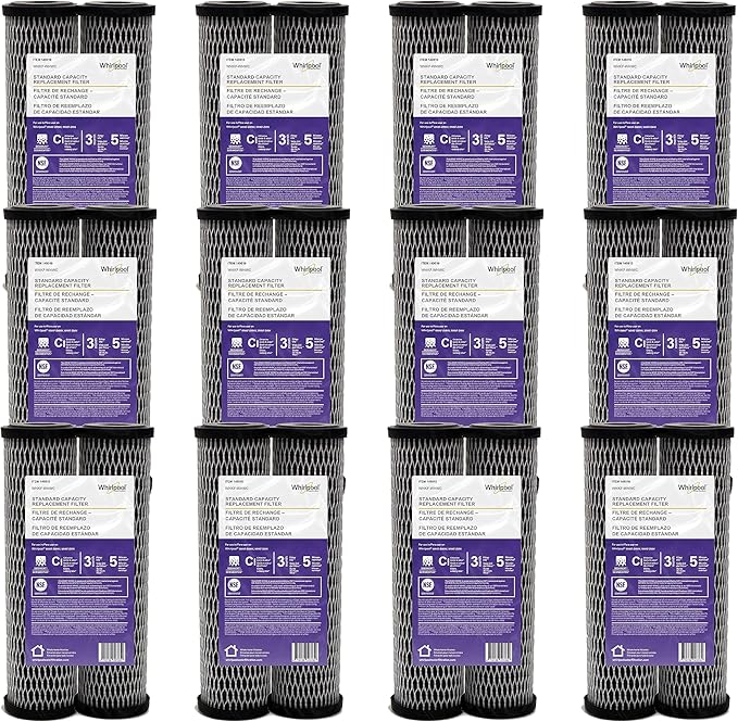 Whirlpool CTO Carbon Wrap Water Filter WHKF-WHWC, Full Case of 24 Filters by Unknown