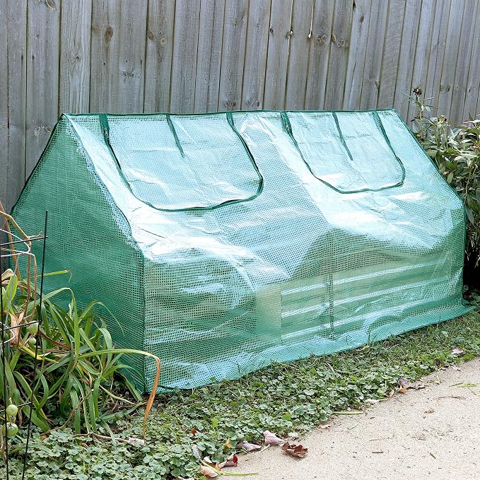 Sunnydaze Outdoor Portable Mini Cloche Greenhouse - Image 4