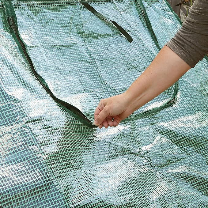 Sunnydaze Outdoor Portable Mini Cloche Greenhouse - Image 5