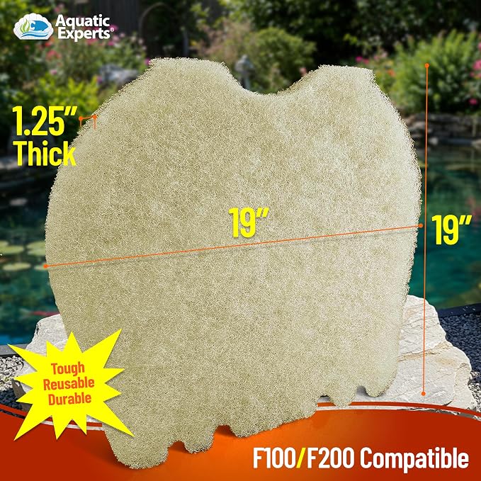 Aquatic Experts Beige COARSE Pond Filter Pad - Image 5